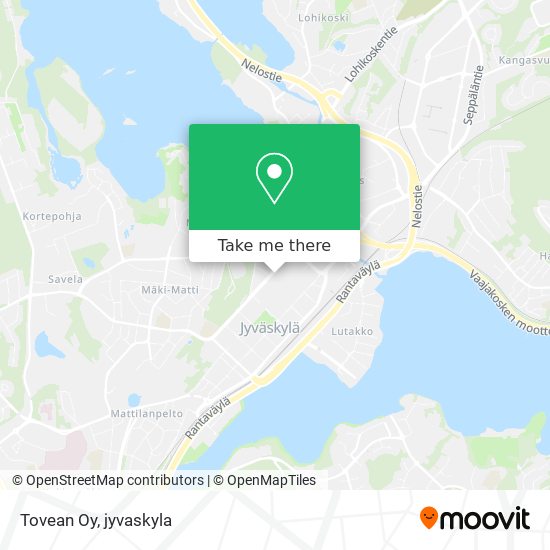 Tovean Oy map