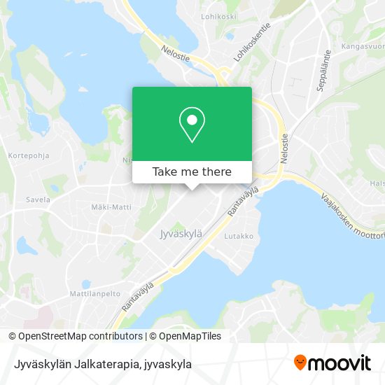 Jyväskylän Jalkaterapia map