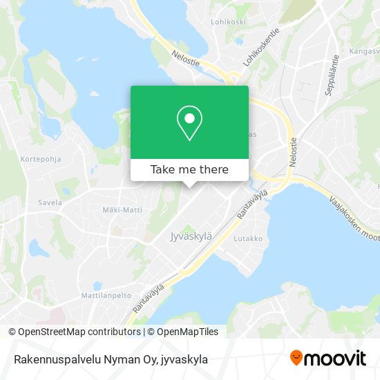 Rakennuspalvelu Nyman Oy map