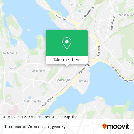 Kampaamo Virtanen Ulla map