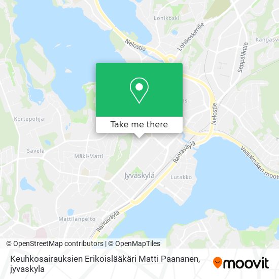 Keuhkosairauksien Erikoislääkäri Matti Paananen map