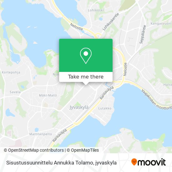 Sisustussuunnittelu Annukka Tolamo map