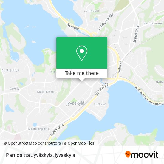 Partioaitta Jyväskylä map