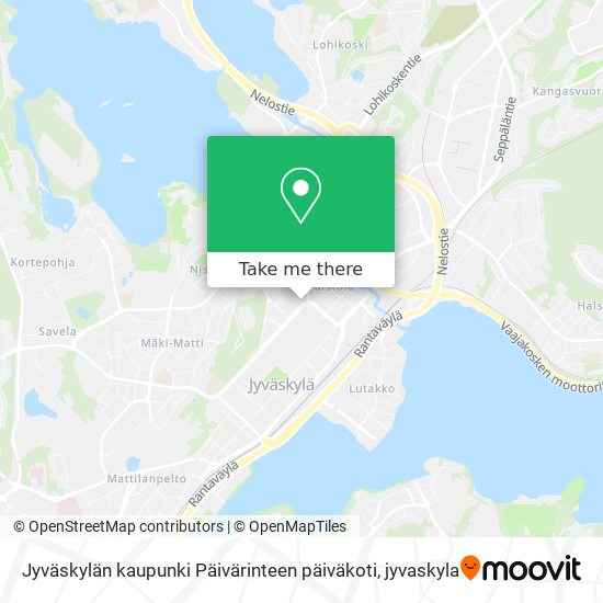 Jyväskylän kaupunki Päivärinteen päiväkoti map
