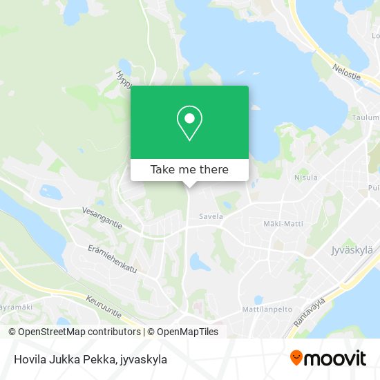 Hovila Jukka Pekka map