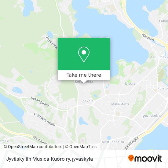 Jyväskylän Musica-Kuoro ry map