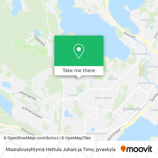 Maatalousyhtymä Hettula Juhani ja Timo map