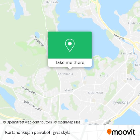 Kartanonkujan päiväkoti map