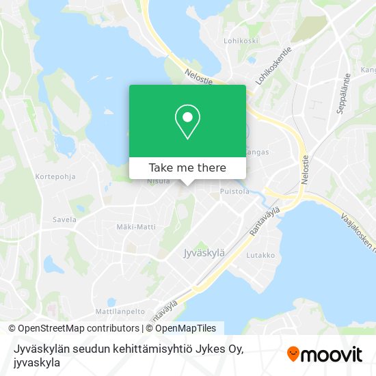 Jyväskylän seudun kehittämisyhtiö Jykes Oy map