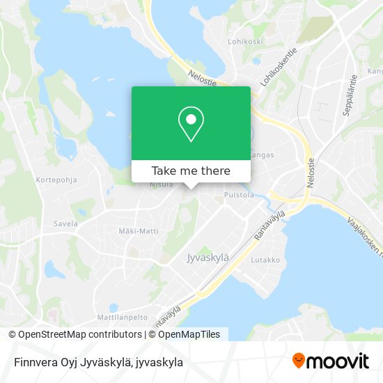 Finnvera Oyj Jyväskylä map