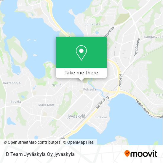 D Team Jyväskylä Oy map