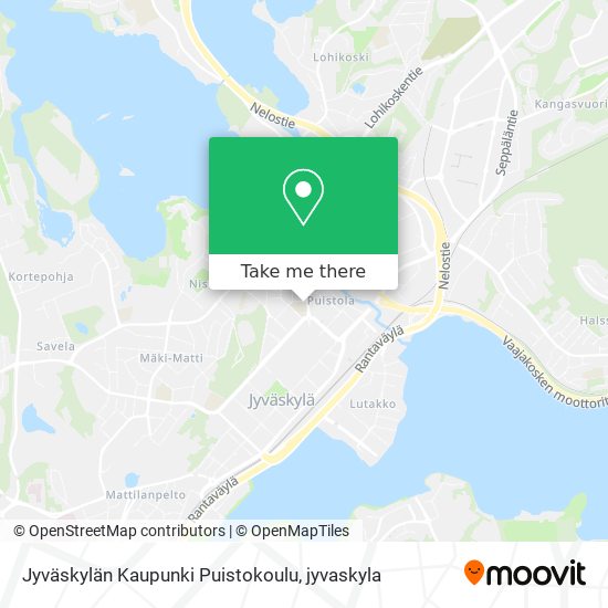 Jyväskylän Kaupunki Puistokoulu map
