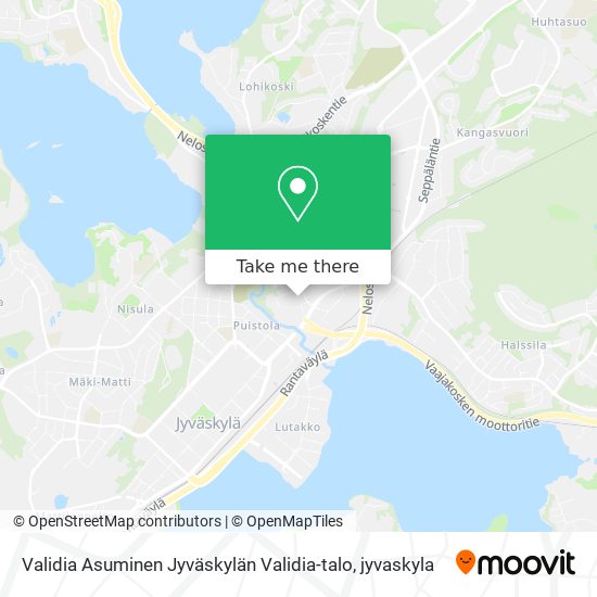 Validia Asuminen Jyväskylän Validia-talo map