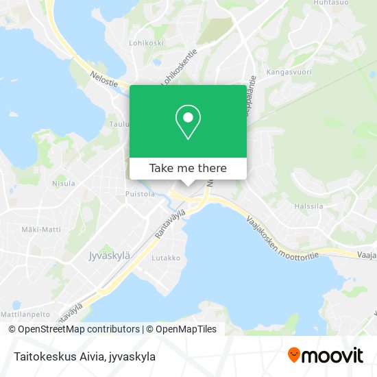 Taitokeskus Aivia map