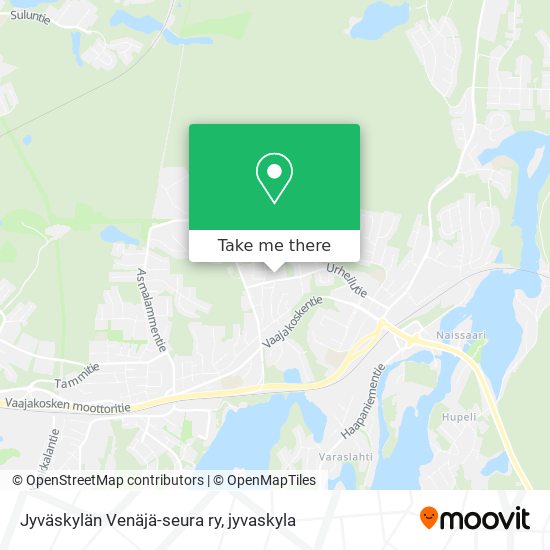 Jyväskylän Venäjä-seura ry map