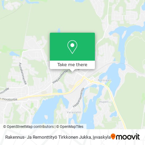 Rakennus- Ja Remonttityö Tirkkonen Jukka map