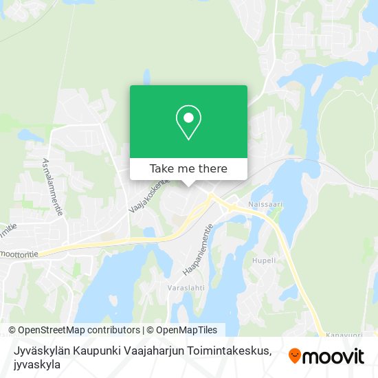 Jyväskylän Kaupunki Vaajaharjun Toimintakeskus map