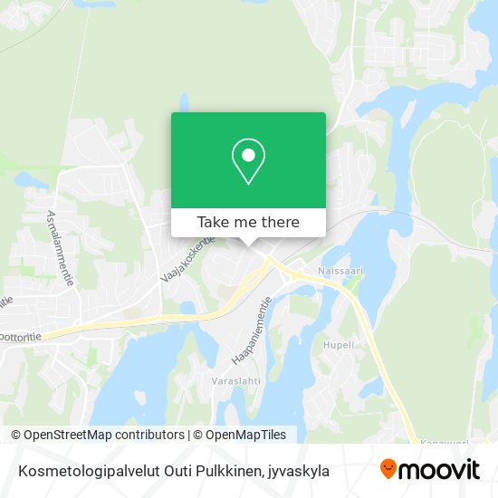 Kosmetologipalvelut Outi Pulkkinen map