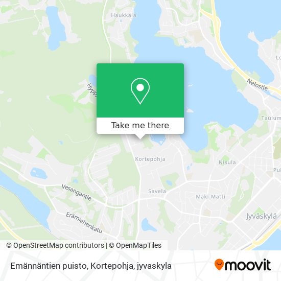 Emännäntien puisto, Kortepohja map