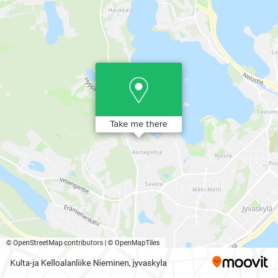 Kulta-ja Kelloalanliike Nieminen map