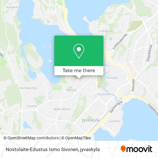 Nostolaite-Edustus Ismo Sivonen map