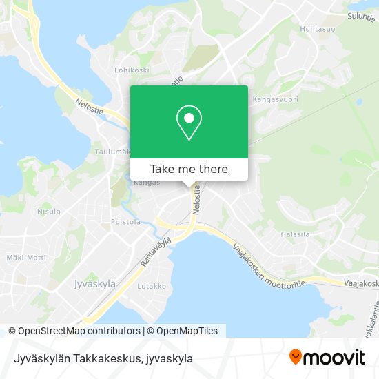 Jyväskylän Takkakeskus map
