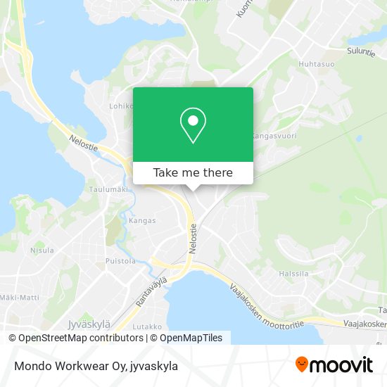 Mondo Workwear Oy map