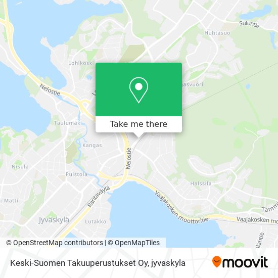 Keski-Suomen Takuuperustukset Oy map