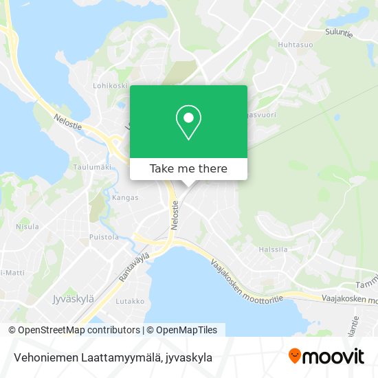 Vehoniemen Laattamyymälä map