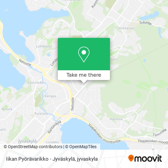 Iikan Pyörävarikko - Jyväskylä map