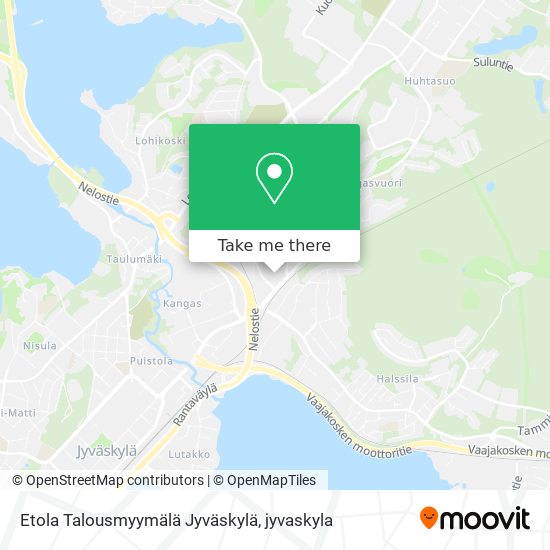 Etola Talousmyymälä Jyväskylä map