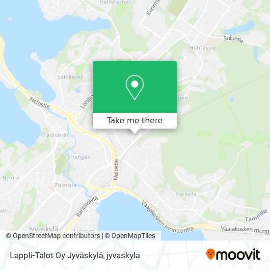 Lappli-Talot Oy Jyväskylä map