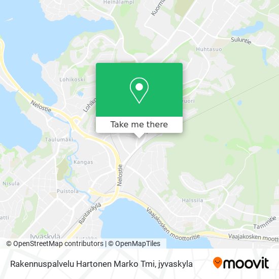 Rakennuspalvelu Hartonen Marko Tmi map