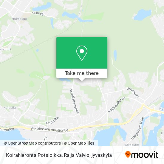 Koirahieronta Potsloikka, Raija Valvio map