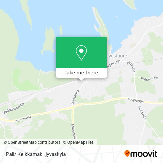 Pali/ Kelkkamäki map