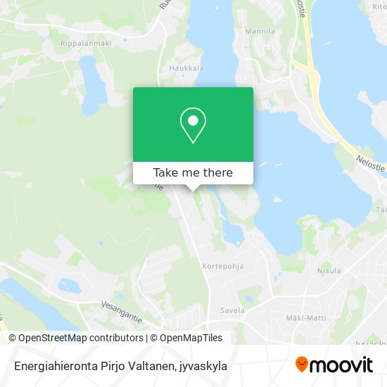 Energiahieronta Pirjo Valtanen map