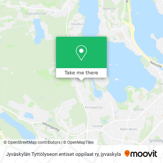 Jyväskylän Tyttölyseon entiset oppilaat ry map