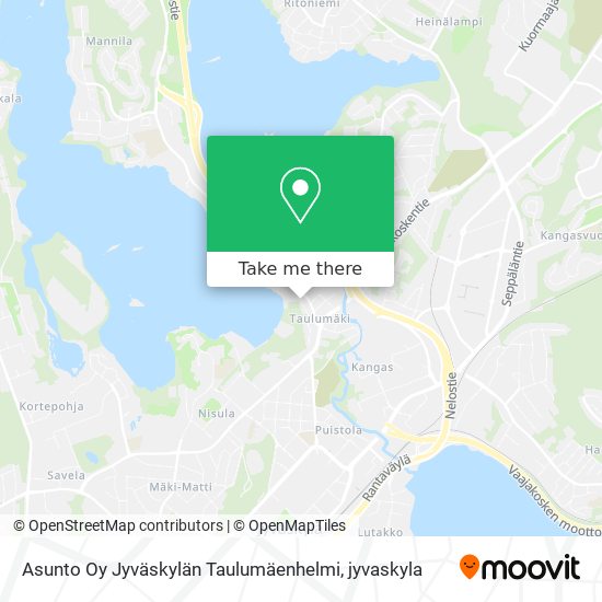 Asunto Oy Jyväskylän Taulumäenhelmi map