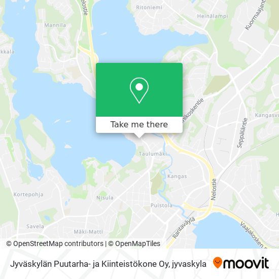 Jyväskylän Puutarha- ja Kiinteistökone Oy map