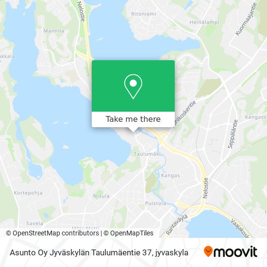 Asunto Oy Jyväskylän Taulumäentie 37 map