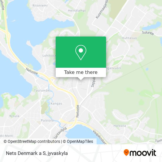 Nets Denmark a S map