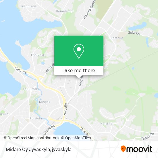 Midare Oy Jyväskylä map