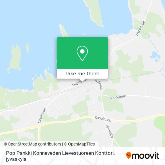 Pop Pankki Konneveden Lievestuoreen Konttori map