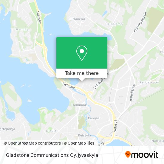 Gladstone Communications Oy map