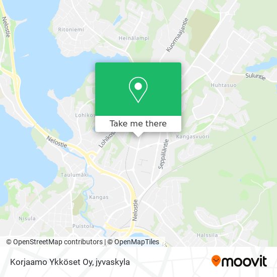 Korjaamo Ykköset Oy map