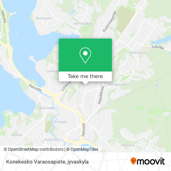 Konekesko Varaosapiste map