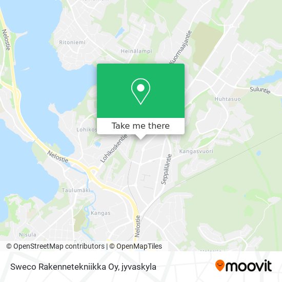 Sweco Rakennetekniikka Oy map