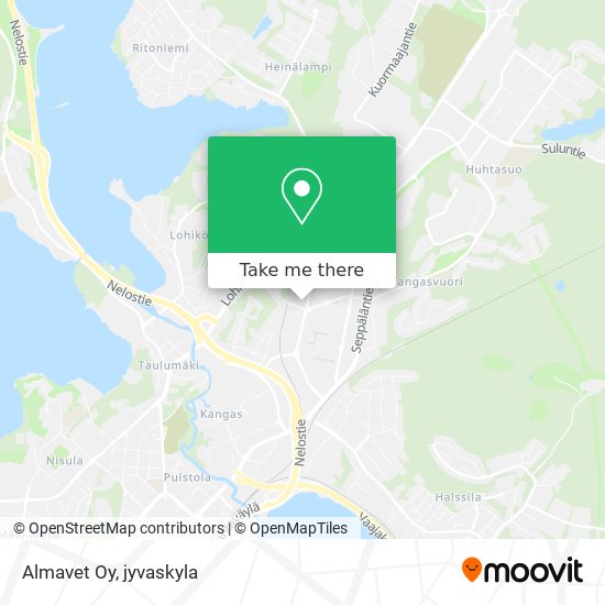 How to get to Almavet Oy in Jyväskylä by Bus?