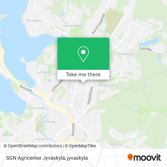 SGN Agricenter Jyväskylä map
