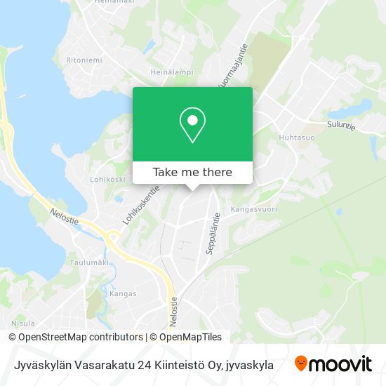 Jyväskylän Vasarakatu 24 Kiinteistö Oy map